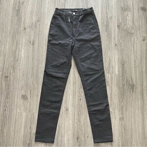 Grey high waisted jeans